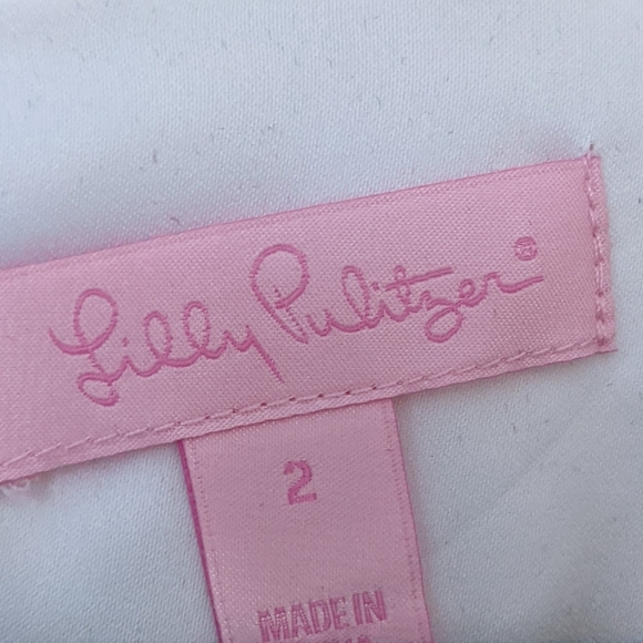 LILLY PULITZER McLane Resort White Jacquered Dress - Picture 8 of 9